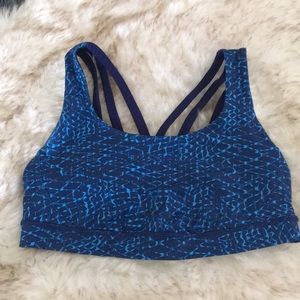 Lululemon Sports Bra in Blues
